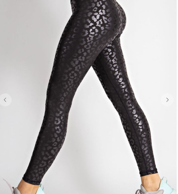 Black Leopard Chintz Butter Soft Full Length Yoga Leggings – The Gypsy  Willow Boutique