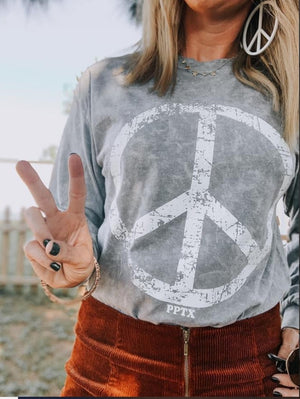 Mineral Wash Peace Sign