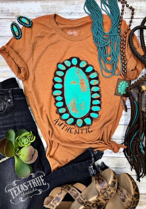 Turquoise in mustard