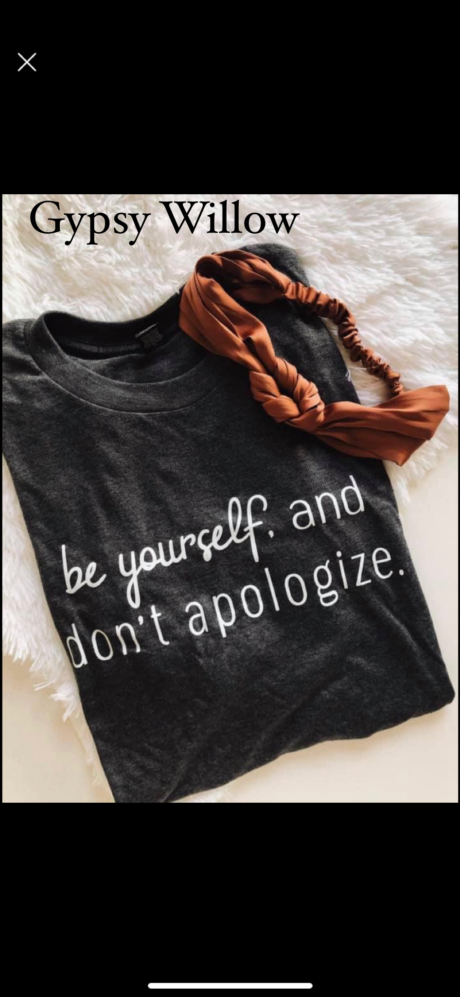 Be yourself, and don’t apologize